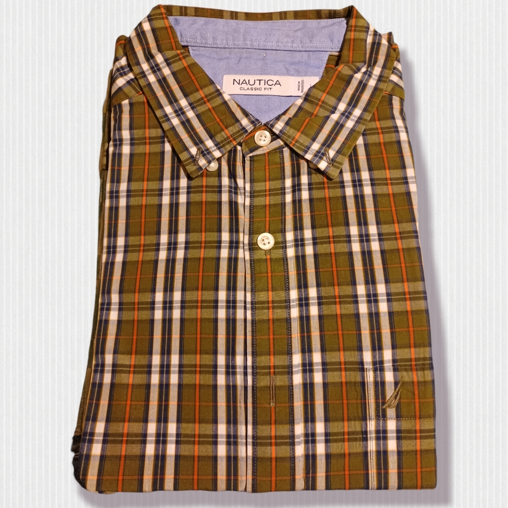 Nautica Long Sleeve Shirt. Classic Fit. New without Tag. L